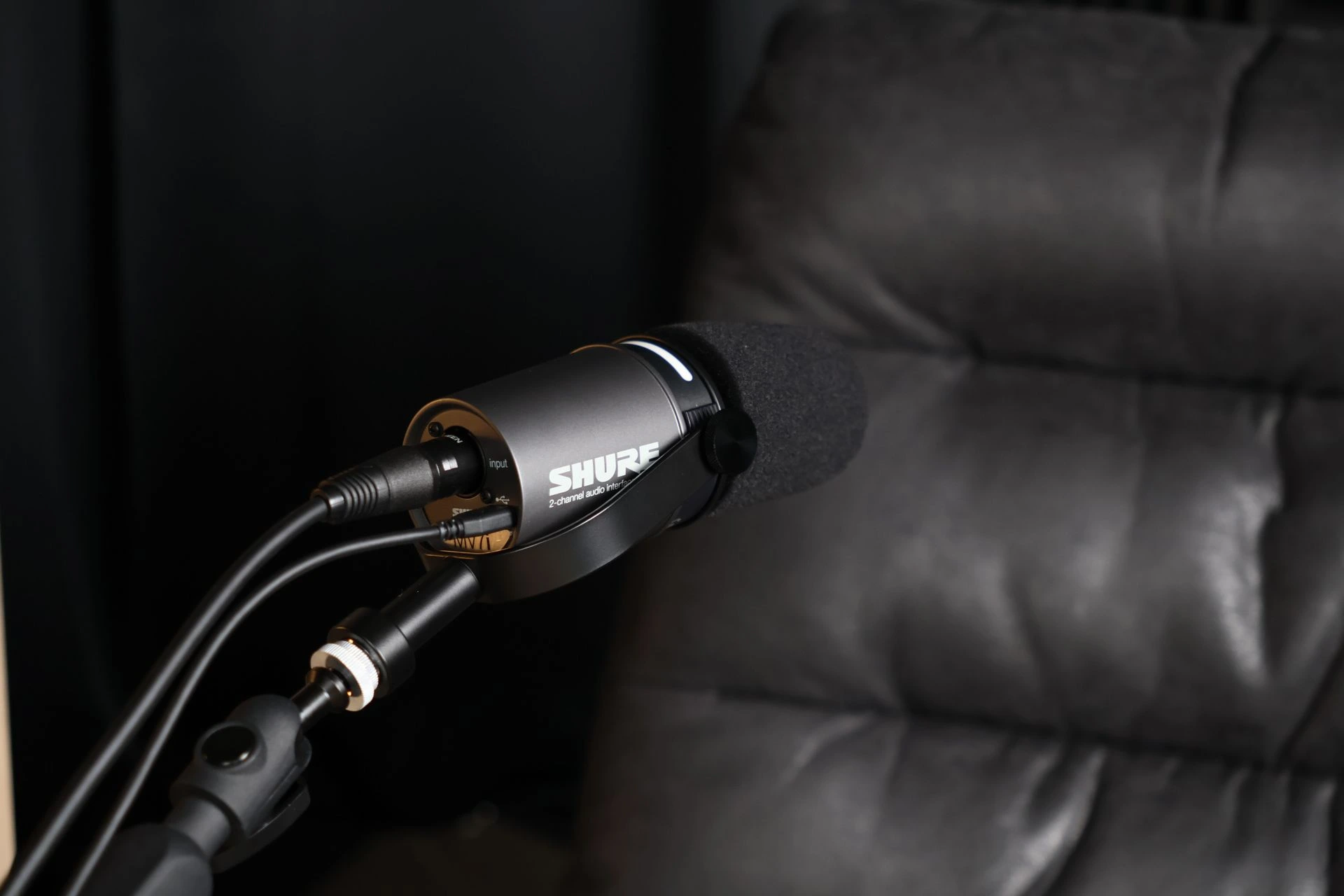 Studio podcast du Noyau à Frameries
